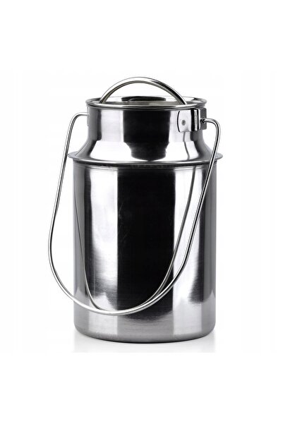 NO BRAND Kanka STEEL cană de lapte metalică, recipient pentru lapte, retro, 2,5L