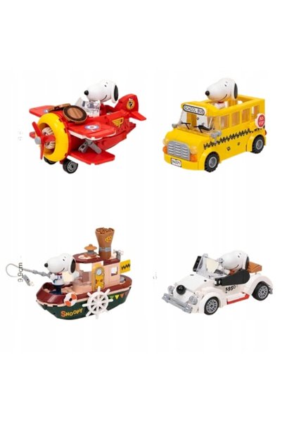 Pantasy 86908 piese Set de blocuri de construcție 3D SNOOPY Roadster Câine în...