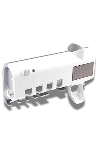 NO BRAND Dozator de pastă cu suport și sterilizator UV cu senzor de mișcare p...