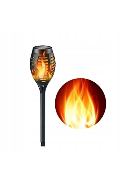 NO BRAND Lampă SOLARNA Flame 2200mAh 96LED 76cm Torță de grădină IMENSE XXXXL