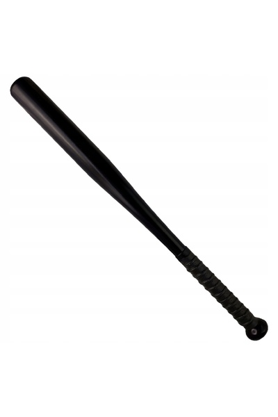 DKM Bâtă de baseball din lemn KIJ BASEBALLOWY, 25 de inci, neagră, cu prinder...