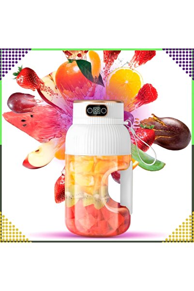 NO BRAND Blender portabil pentru smoothie-uri și băuturi din fructe, 1L, fără...