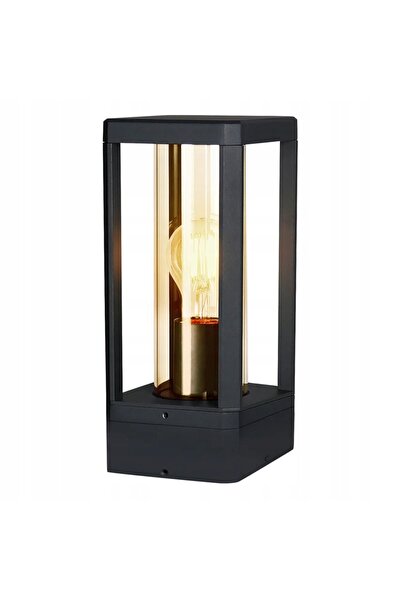 Candellux Lampă de grădină Cissus, pe picior, 12x24cm, neagră, 1x60W E27, IP54
