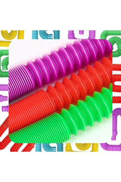 NO BRAND Tuburi senzoriale RURKI POP KRUZZEL pentru joaca copiilor, set de tu...