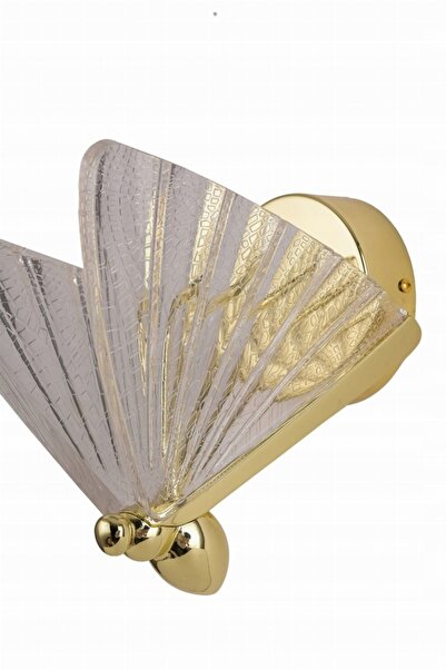 Light Prestige Aplică de perete, lampă LED aurie pentru living, dormitor, hol...
