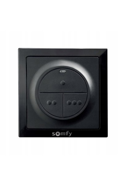 Somfy Transmițător telecomandă cu 3 canale, montat pe perete, IO 1870560 868....