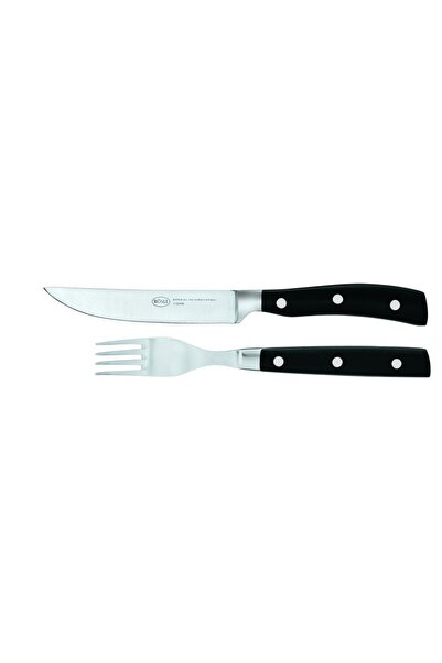 rösle Set Roesle de 4 piese, tacâmuri elegante pentru fripturi la grătar Roesle
