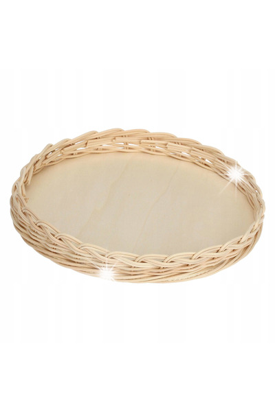 La Porcellana Bianca Midollino Coș de răchită pentru prăjituri 28 cm