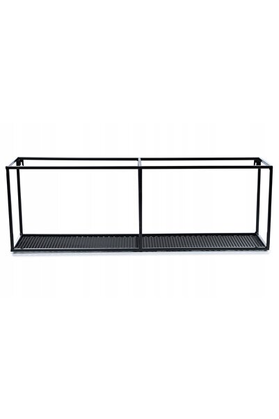 HowHomely Bibliotecă suspendată de perete pentru living, tip loft, negru, raf...