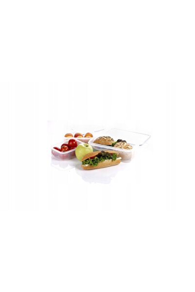 TESCOMA Recipiente FRESHBOX 3 buc., 0.2, 0.5, 1.0 l, dreptunghiulare