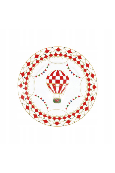 NO BRAND ROSE&TULIPANI XMAS CAROUSEL Farfurie de salată 21 cm