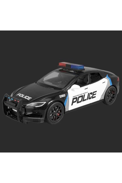 Pan i Pani Gadżet TESLA S MODEL DE MAȘINĂ METALIC 1:24 CU SUNET ȘI LUMINĂ, NE...