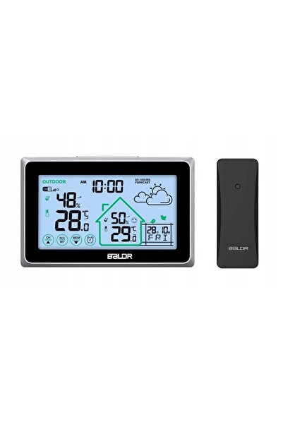 Baldr STAȚIE METEOROLOGICĂ ALARMĂ SENZOR DCF B340BL-V7