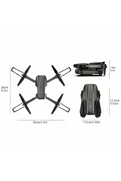 FACEGLE Mini Dronă cu Cameră Duală HD, Menținere Altitudine, 360 °   Flip Por...