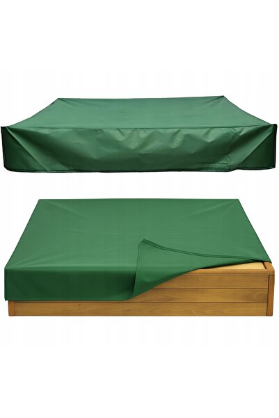 Korbi Prelată impermeabilă verde pentru groapă de nisip de grădină 120x120x20