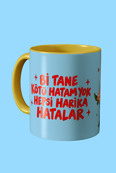 Midas Design "Bir Tane Kötü Hatam Yok" Temalı Porselen Tasarım Hediye Kupa