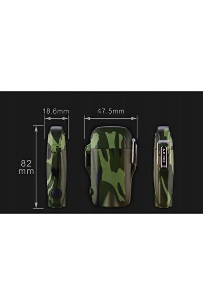 Pan i Pani Gadżet MORO BRICHETĂ CU PLASMA 2 ARC LIGHTER + LANTERNĂ