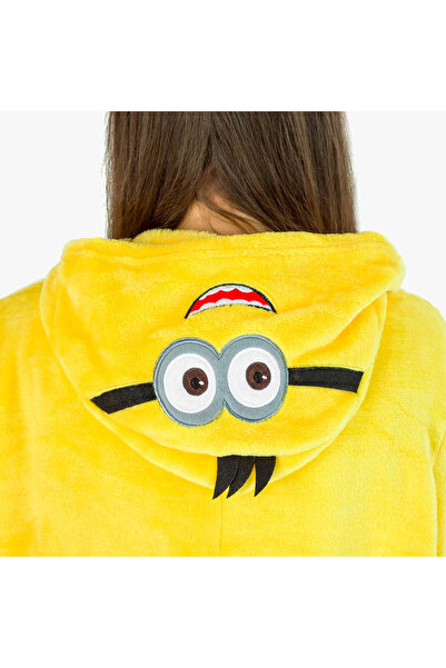 NO BRAND Costum de pluș Minioni, salopetă, pijama trening Minioni, amuzant, XL