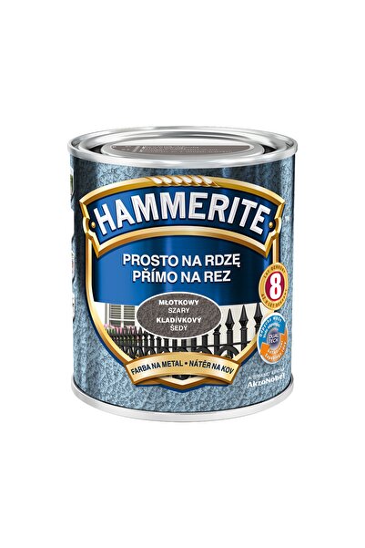 Hammerite Vopsea Prosto Na Rdzę pentru metal, gri ciocanit, 0,7L