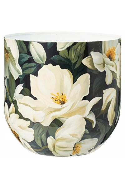 Home Styling Collection HUSĂ METALICĂ PENTRU GHIVECI 26X26X25 CM, SET DE 2 BU...