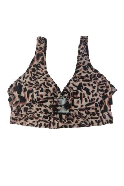 NO BRAND Costum de baie cu talie înaltă Panterka Bikini XL