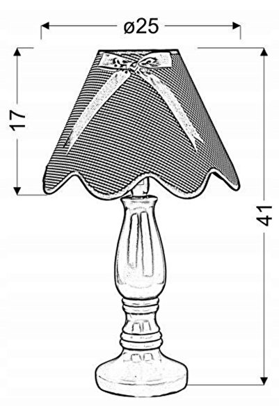 Candellux Lampă de masă ceramică galbenă LOLA cu abajur E14