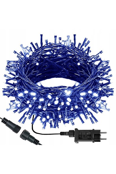 Springos 300 LED-uri Lumini de Crăciun de exterior, tip perdea, cu lumină con...