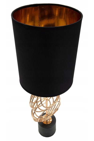NO BRAND Lampă de masă cu ornamente aurii CIRCLY
