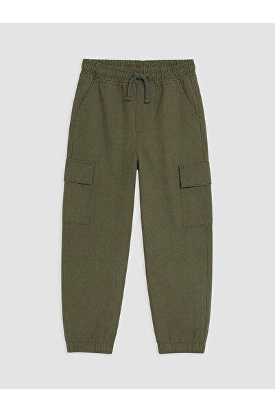 LC Waikiki Two Mt Shop Quality Green Gabardine Plain Loose & Elasticated Hem ...