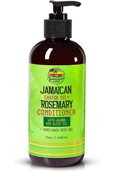 JAMAICAN Ambre بلسم الشعر الجامايكية بالعنبر وإكليل الجبل - 8 أونصة سائلة / 2...