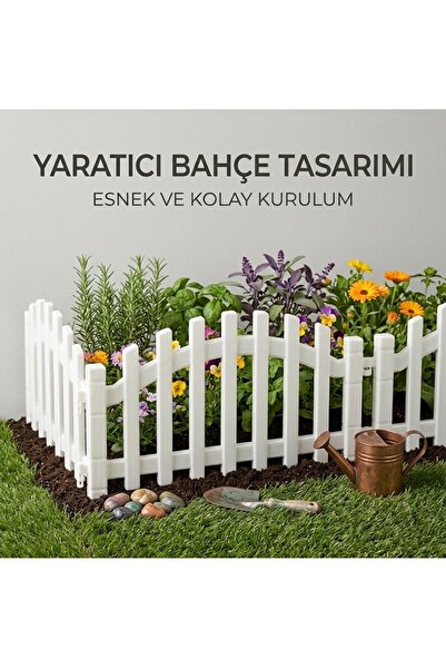 Profesyonel Bahçe Ekipmanları Büyük Bahçe Çiti (1 Paket 12 adet)