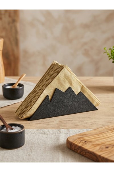 E&TDESING Modern Design Mountain Model Napkin Stand – Decorative Kitchen and ...