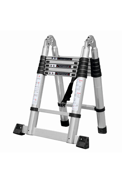 MESTERINO Scara telescopica din aluminiu cu balama TOOLS JL-102-2X1.9, 1.9+1....