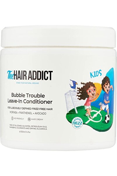 The Hair Addict بلسم بابل تربل للأطفال - كريم مرطب ومضاد للتجعد وفك تشابك الشعر