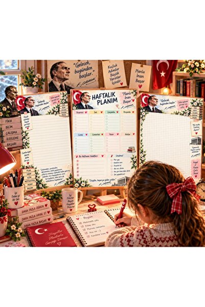 Atatürk Özel Seri Planlayıcı ve Not Defteri