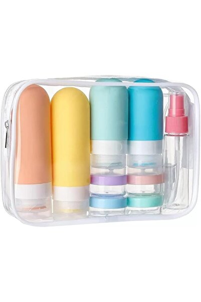 GENERAL 16 Pcs Travel Bottles Set, Leak Proof Silicone Travel Size Toiletries...