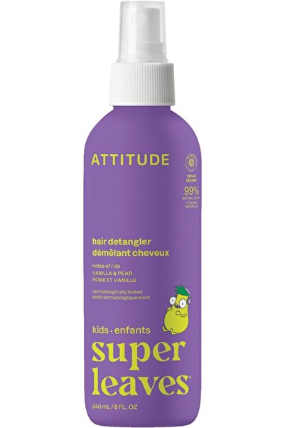 Attitude بخاخ لفك تشابك شعر الأطفال، معتمد من EWG، تركيبة نباتية ومعادن طبيعي...