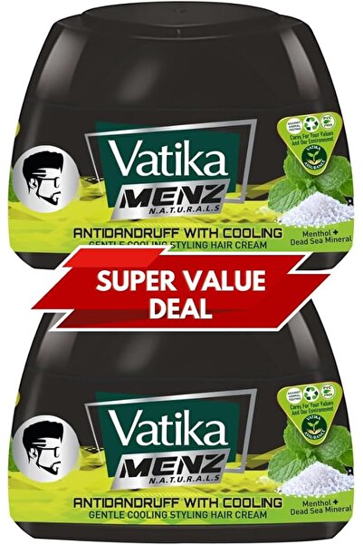 Vatika Ayurveda كريم فاتيكا ناتشورالز للرجال المضاد للقشرة مع تأثير التبريد -...
