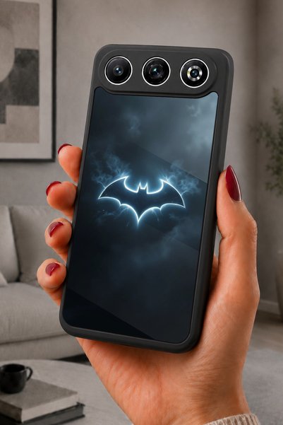 General Mobile Gm 26 Compatible Printed, Matte Black, Soft Silicone, Protecti...