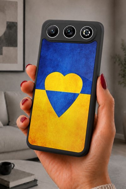General Mobile Gm 26 Compatible Printed, Matte Black, Soft Silicone, Protecti...