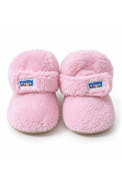 yummy kids Kaydırmaz Taban Peluş Cırtlı Rahat Ergonomik Pamuk Astar Unisex Be...