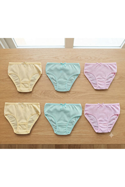 Baby Bakkal 6 Pieces of Girls' Underwear