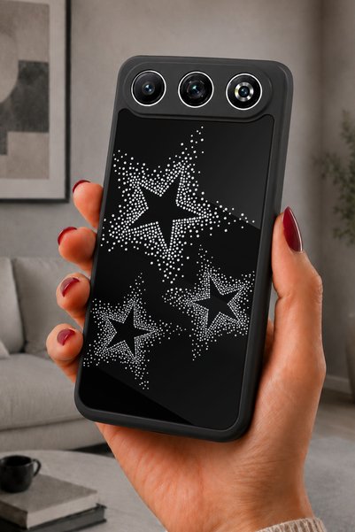 General Mobile Gm 26 Compatible Printed, Matte Black, Soft Silicone, Protecti...