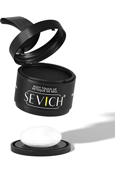 Sevich ظل فوري لخط الشعر - بودرة خط الشعر، مخفي سريع لجذور الشعر الرمادي، للح...