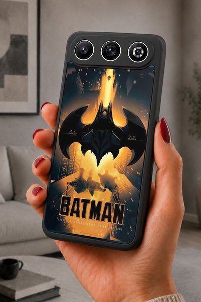 General Mobile Gm 26 Compatible Printed, Matte Black, Soft Silicone, Protecti...