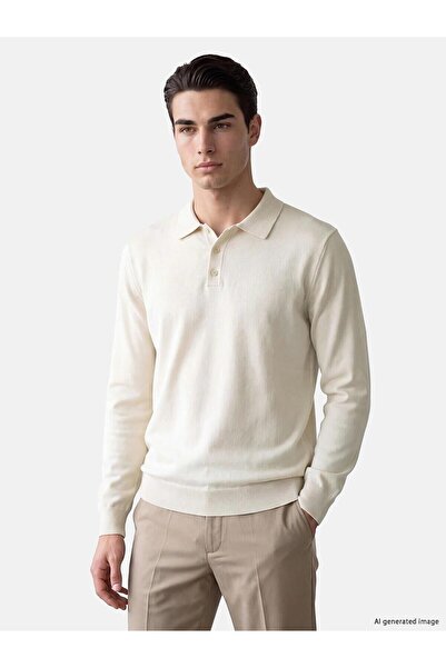 LC Waikiki Polo Collar Men's Knitwear Sweater (W6)