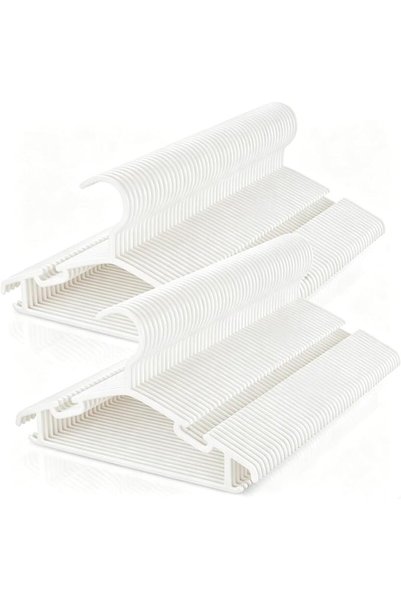 EOGILY شماعات ملابس من الفولاذ المقاوم للصدأ، شماعات رفيعة للغاية مع أخاديد م...