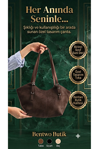 Butik - Özel Tasarım Toka Detaylı Omuz Çantası