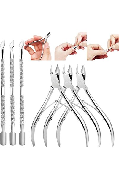 Yelajoy 6PCS Cuticle Trimmer with Cuticle Pusher,Cuticle Kit Cuticle Nippers ...