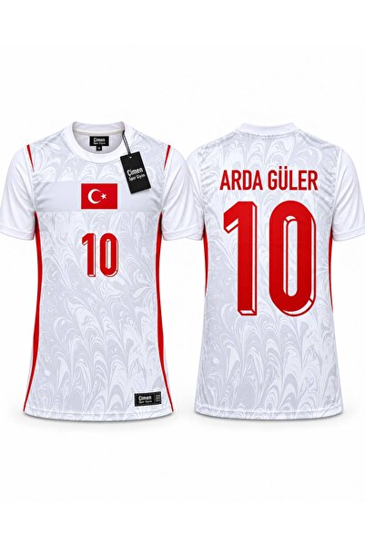 Çimen Spor Giyim Türk Bayraklı Ay Yıldızlı Baskılı 8 Arda Güler Türkiye Futbo...